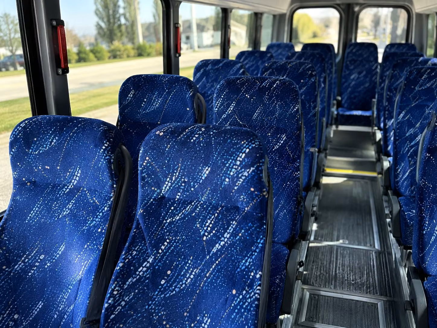 18 passenger minibus interior