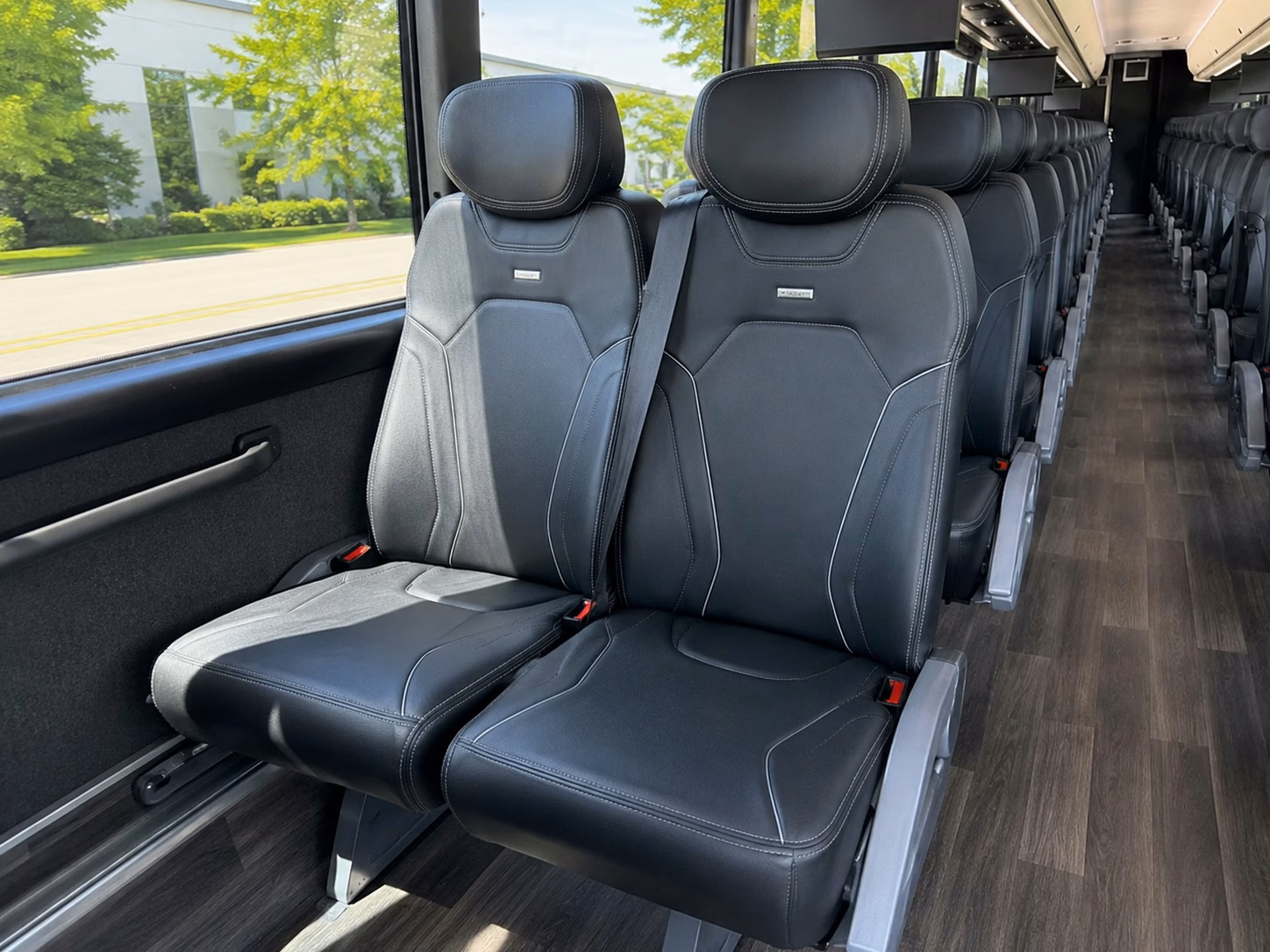 full size charter buses for large seattle school district trips