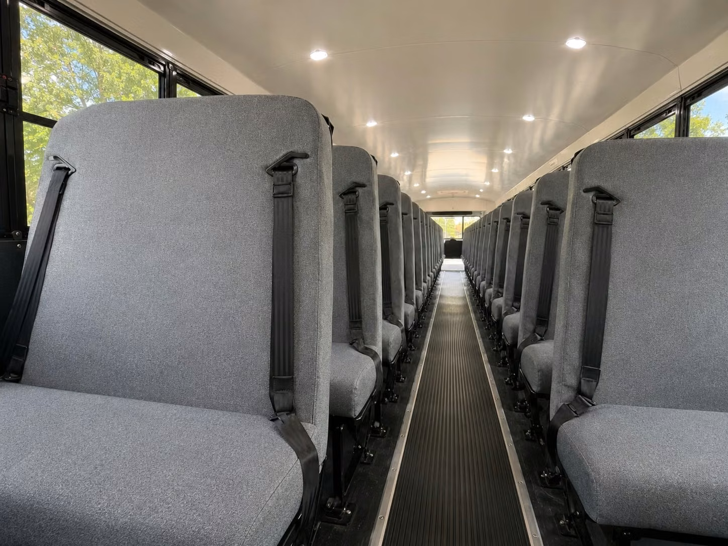 school bus interior